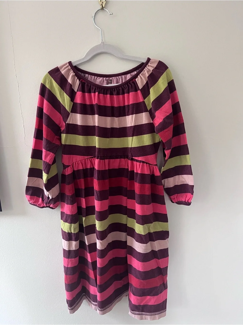 Tea Collection | Striped Long-Sleeve Dress | Size 12